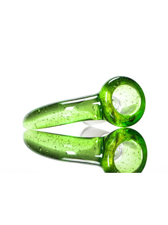 Simple Lemon Farmer 18mm Slide  Green Stardust Over Slyrm