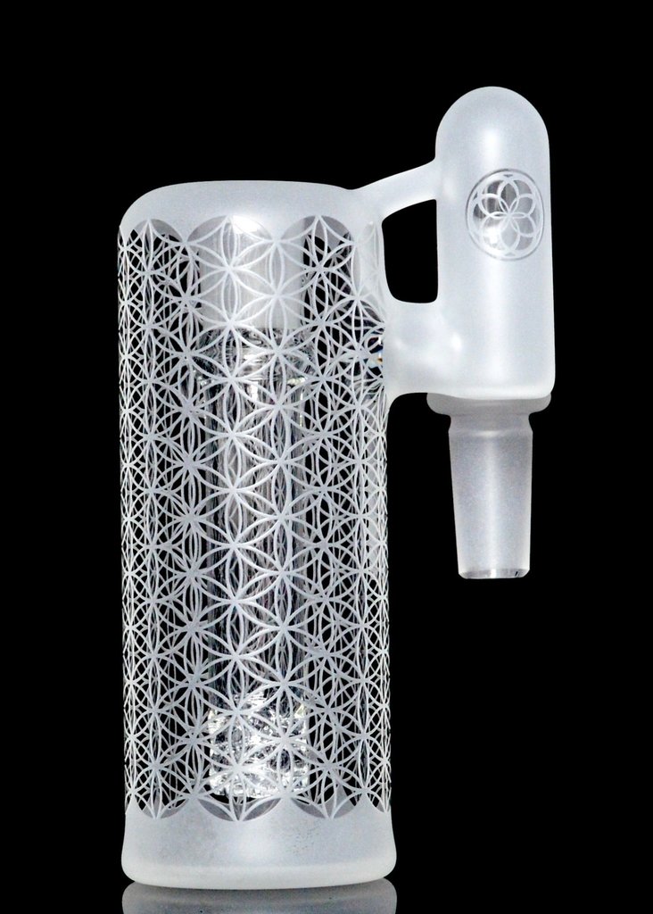 Seed of Life SoL Ash Catcher Sacred-G Blasted 14mm 90 Degree