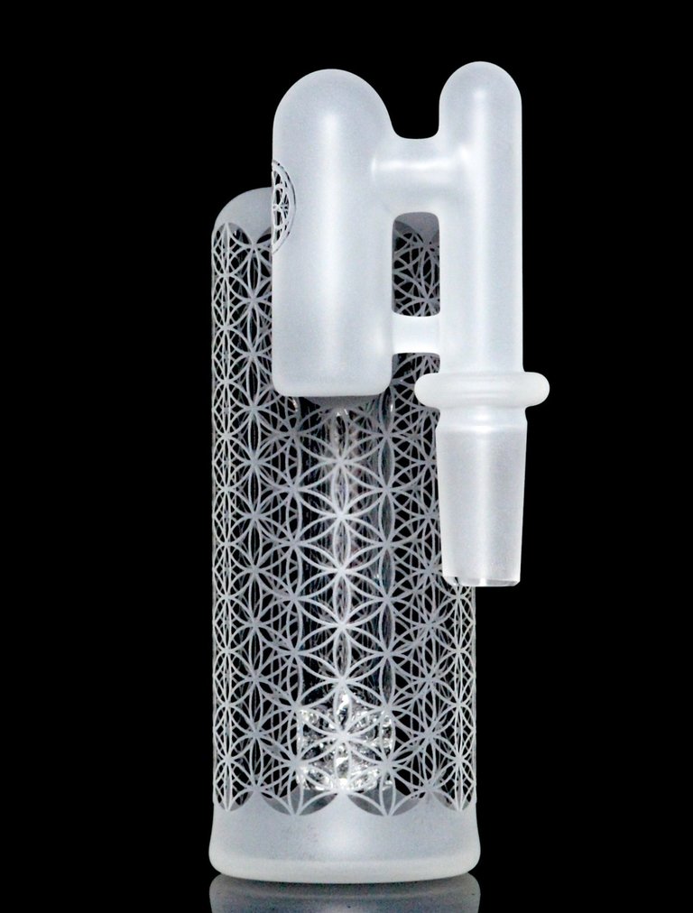 Seed of Life SoL Ash Catcher Sacred-G Blasted 14mm 90 Degree