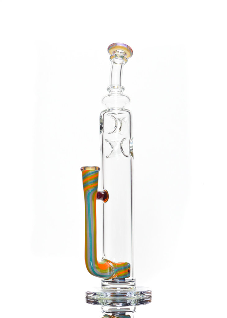 Julian J Glass Worked Donut tube with Circ Perc 1