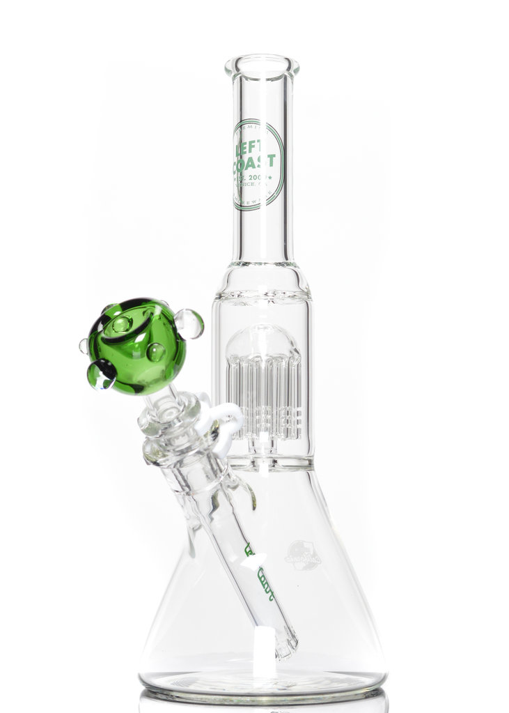 Left Coast 10" 8 Arm Tree perc Mini Beaker