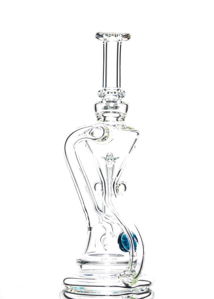 Donde Clear single up Recycler with accent attachment Blue Stardust