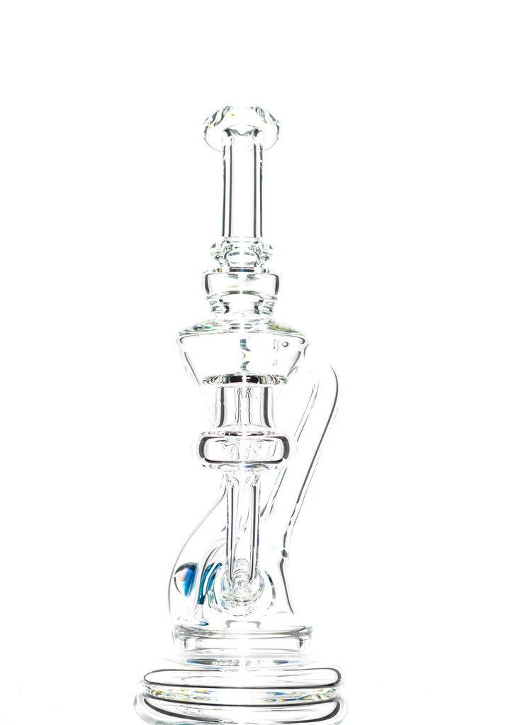 Donde Clear single up Recycler with accent attachment Blue Stardust