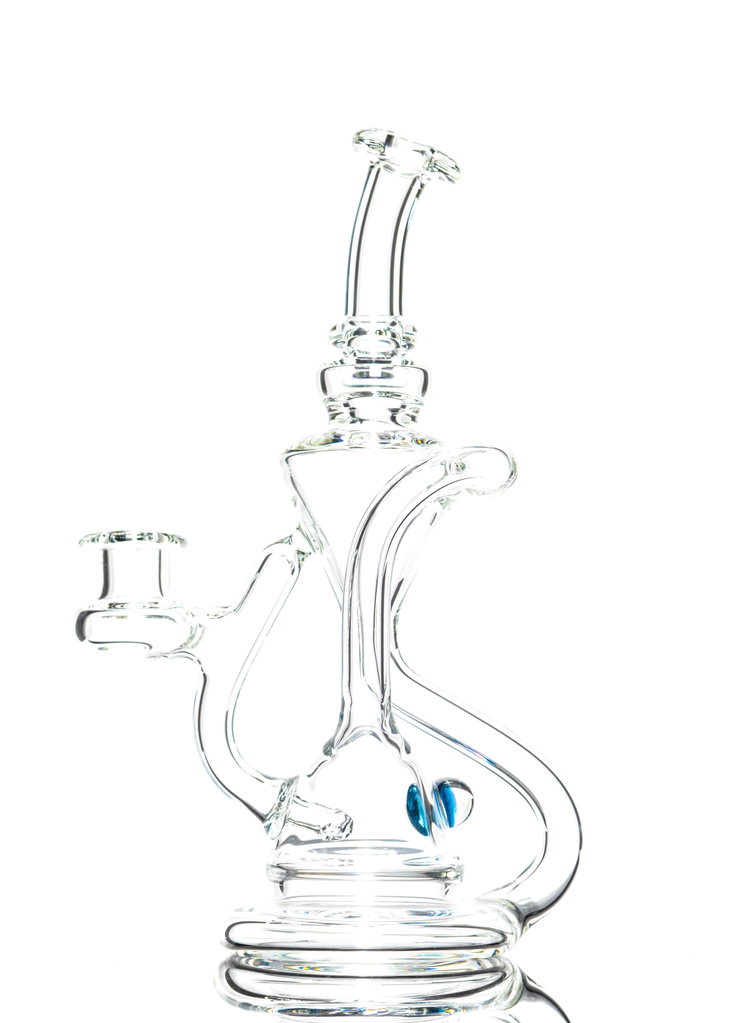 Donde Clear single up Recycler with accent attachment Blue Stardust