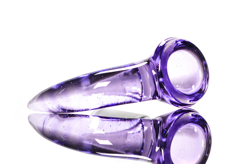 Daniel Jackson Purple Rain tube with fume attachment and matching downstem / Slide
