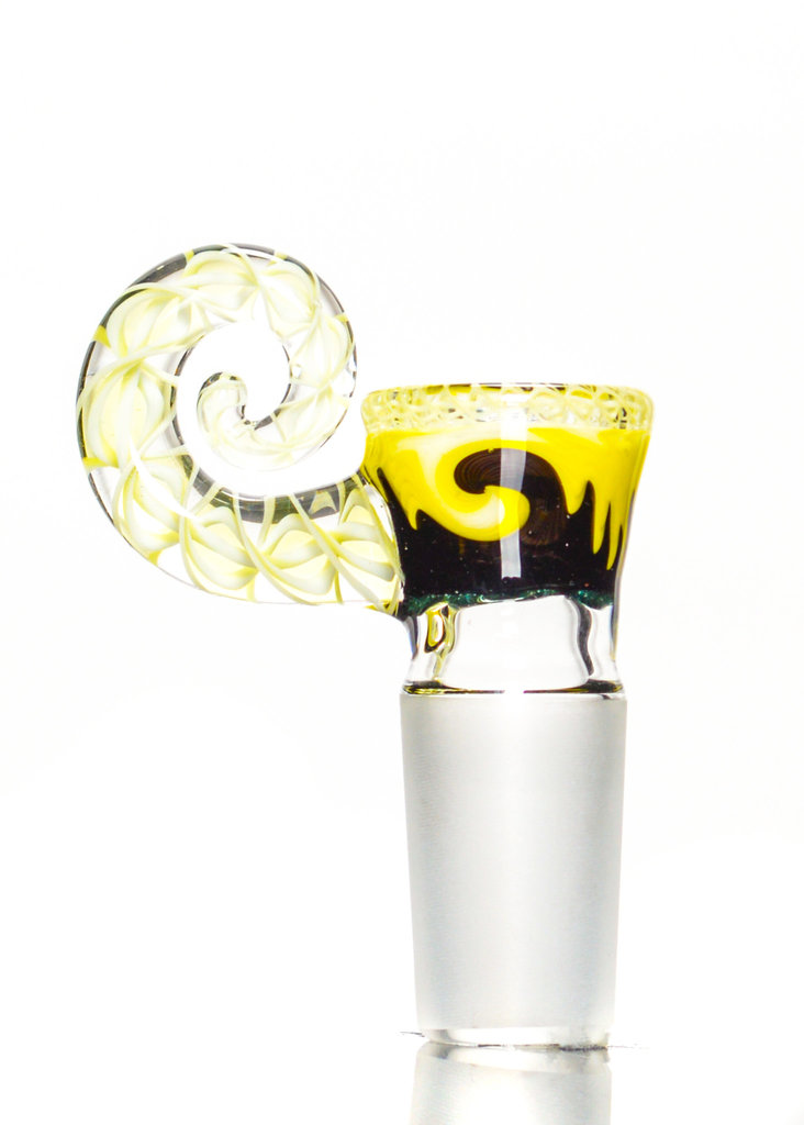 WillStarGlass Cane Wrapped Four Hole Martini 18mm 52