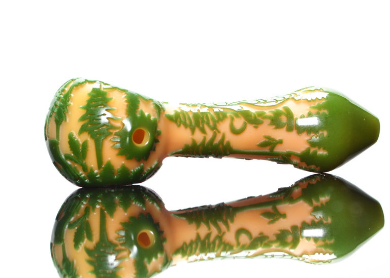 Liberty 503 2 Color Carved spoon Bigfoot theme