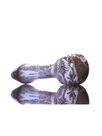 Liberty 503 2 Color Carved spoon Wolf