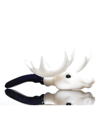 Cha Glass Moose Meerschaum Pipe