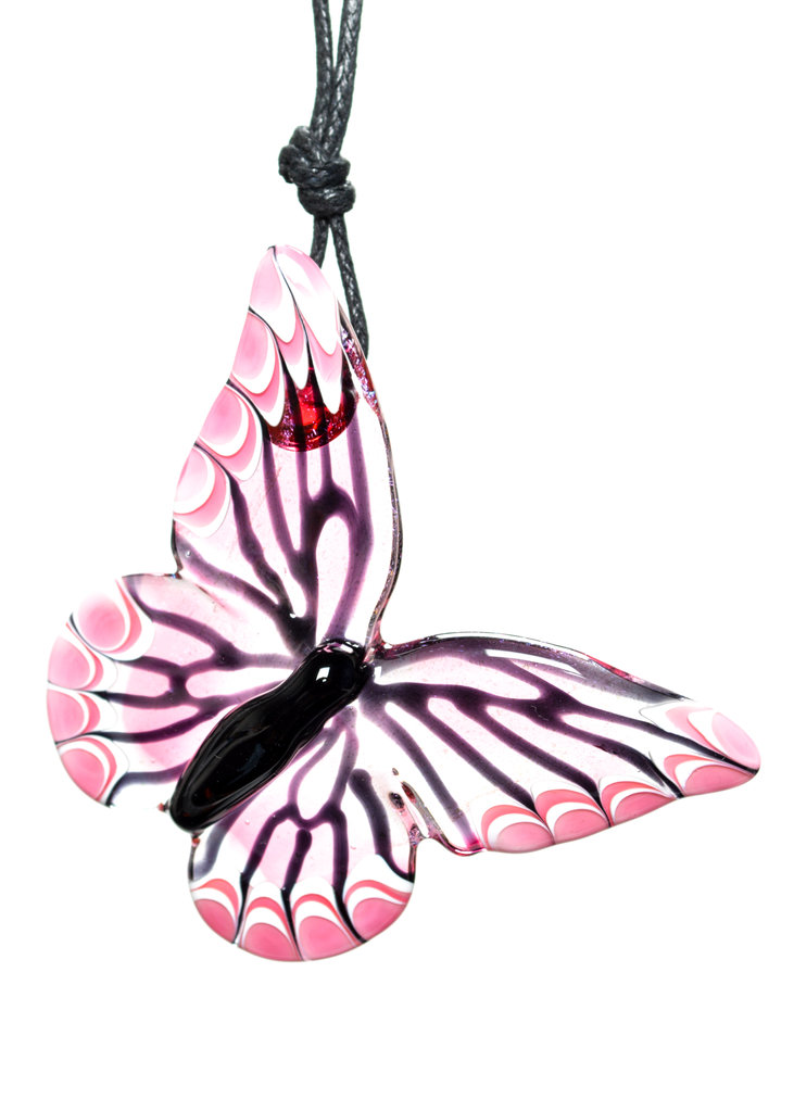 Margaret Zinser MZ Glass Butterfly Pendant 12