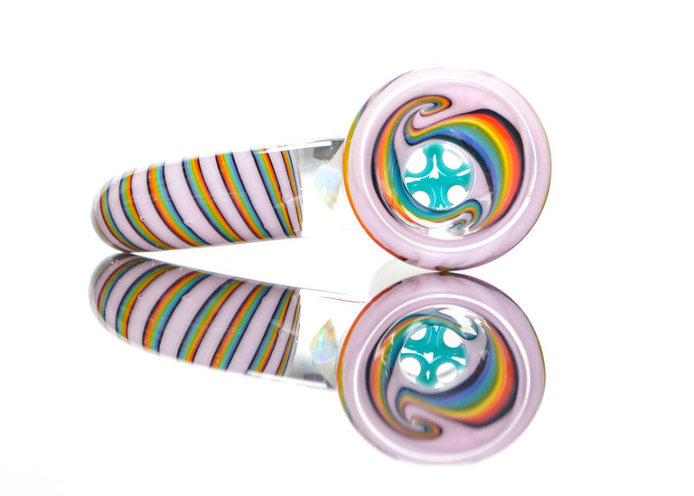 Jarred Bennett 14mm Mixed color/ Linework Slide with 4 hole screen Linework 2