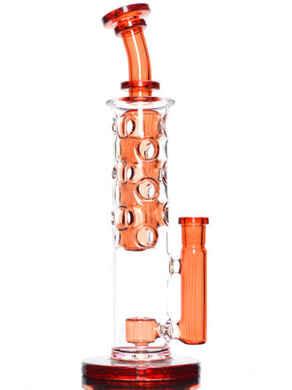 Fat Boy Glass Tall Straight Fab -  Pomegranate