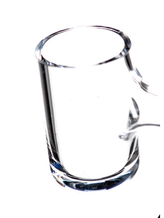 Hoyes Quartz Hoyes Quartz XL 24mm Ground Joint and Beveled Edge 10mm Male 90 Degree