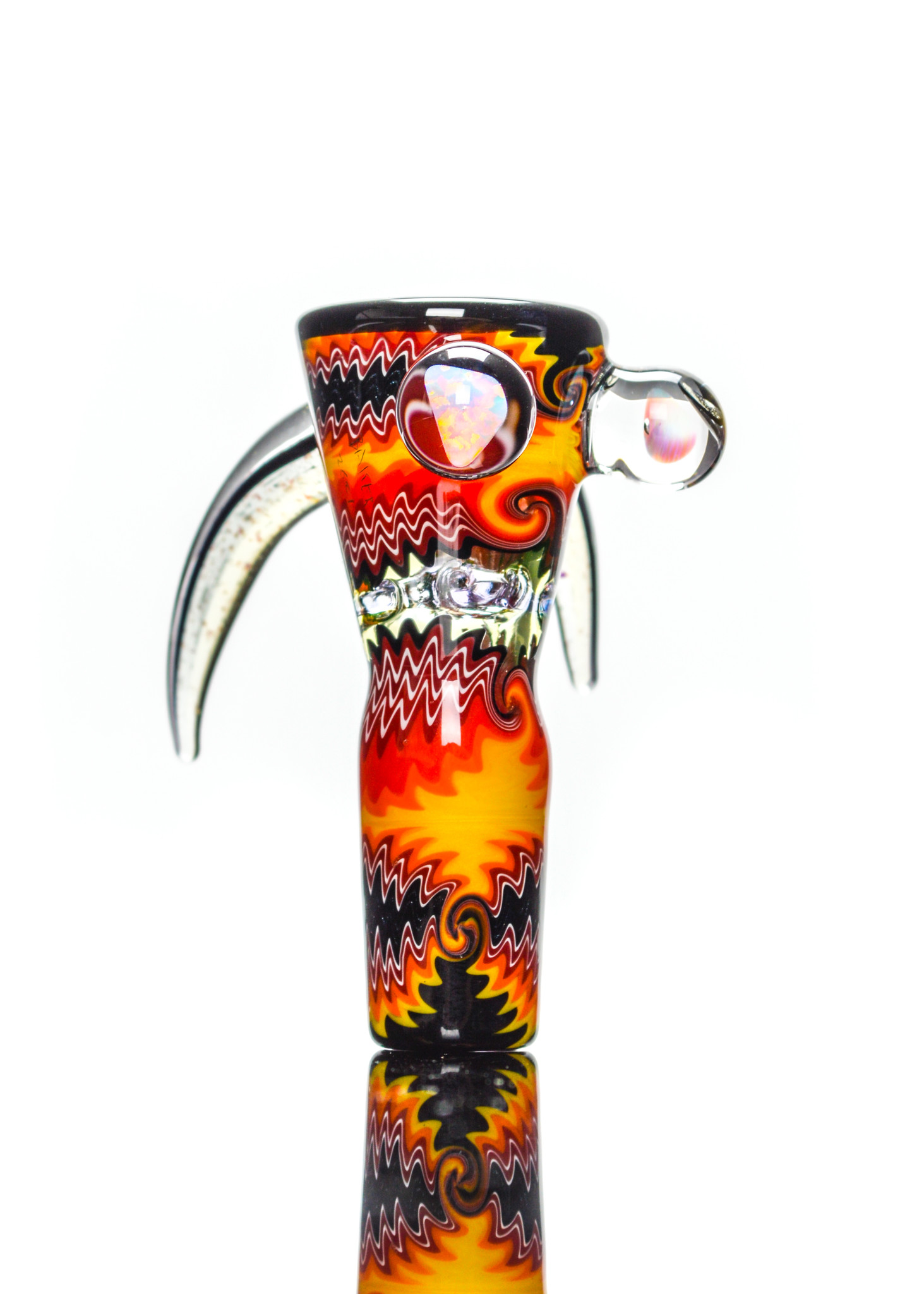 Fully Worked 18mm Slide 07 Glass Stache DC