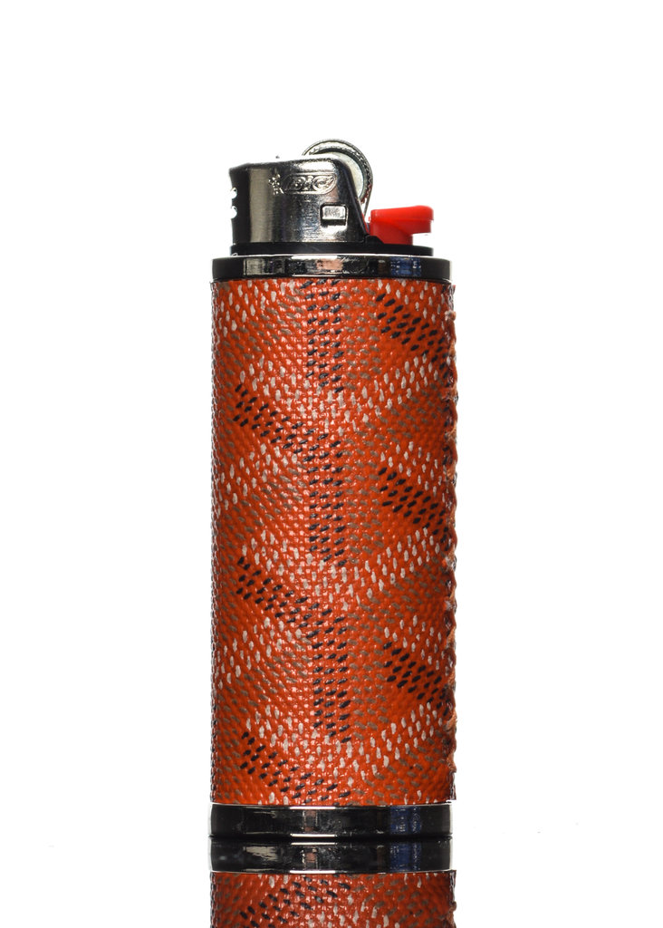 D-GOOD Bic Lighter Case Goyard Orange