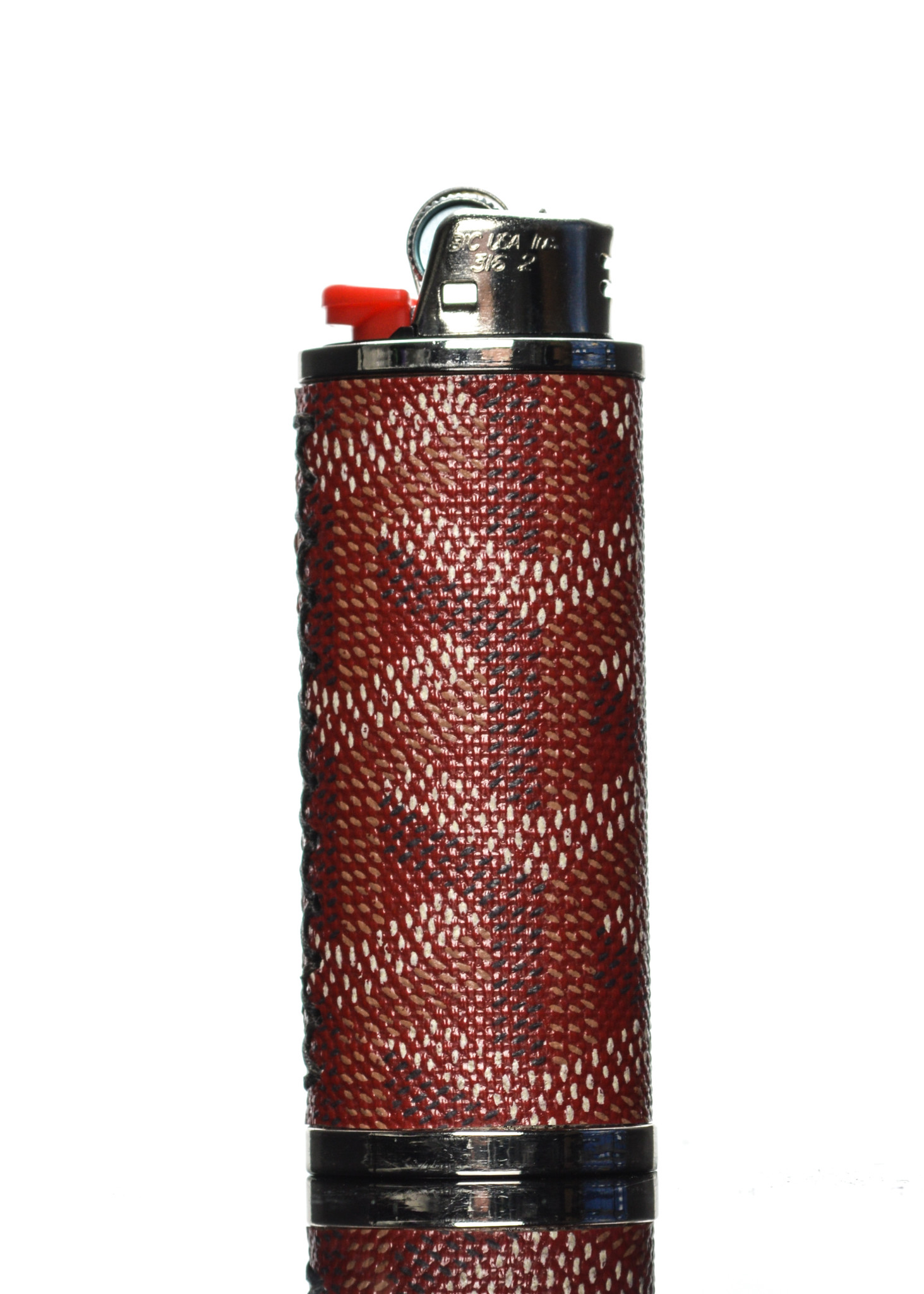 Bic Lighter Case Goyard Red