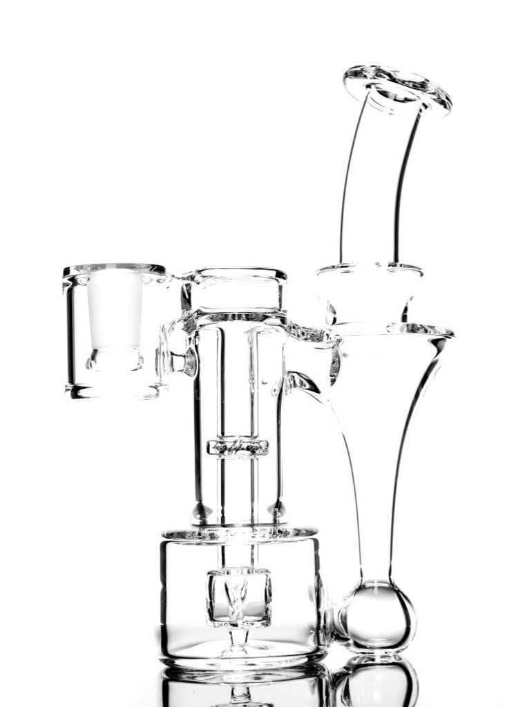 Jeff Glass R3 Recycler with Black Silicone Reclaimer