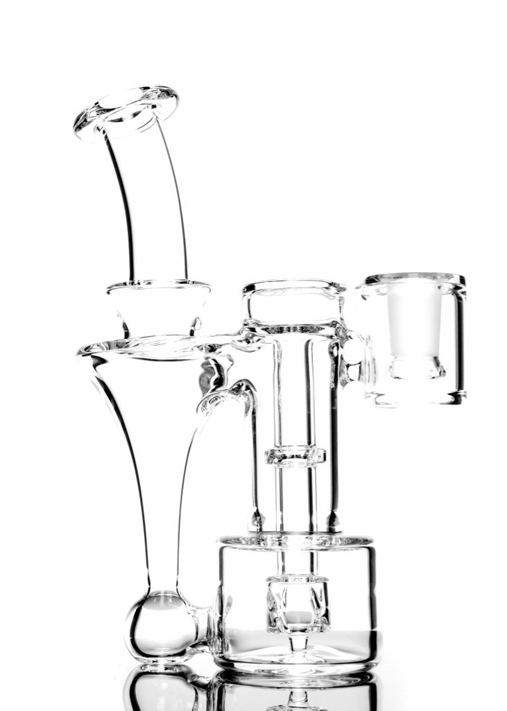 Jeff Glass R3 Recycler with Black Silicone Reclaimer