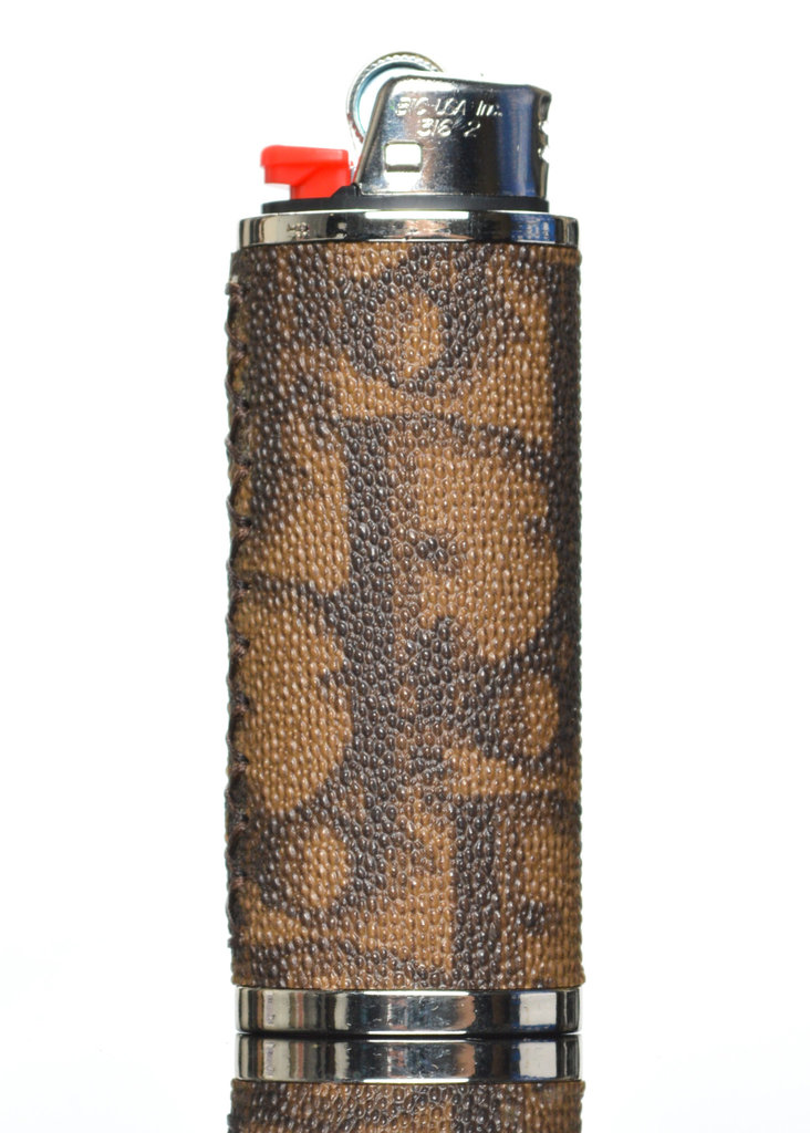 D-GOOD Bic Lighter Case Christian Dior Brown