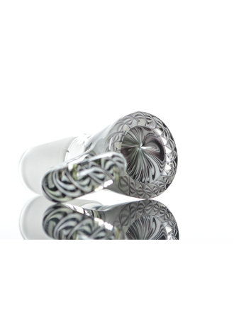 WillStarGlass WillStar Cane Wrapped 18mm Four Hole Slide - 3