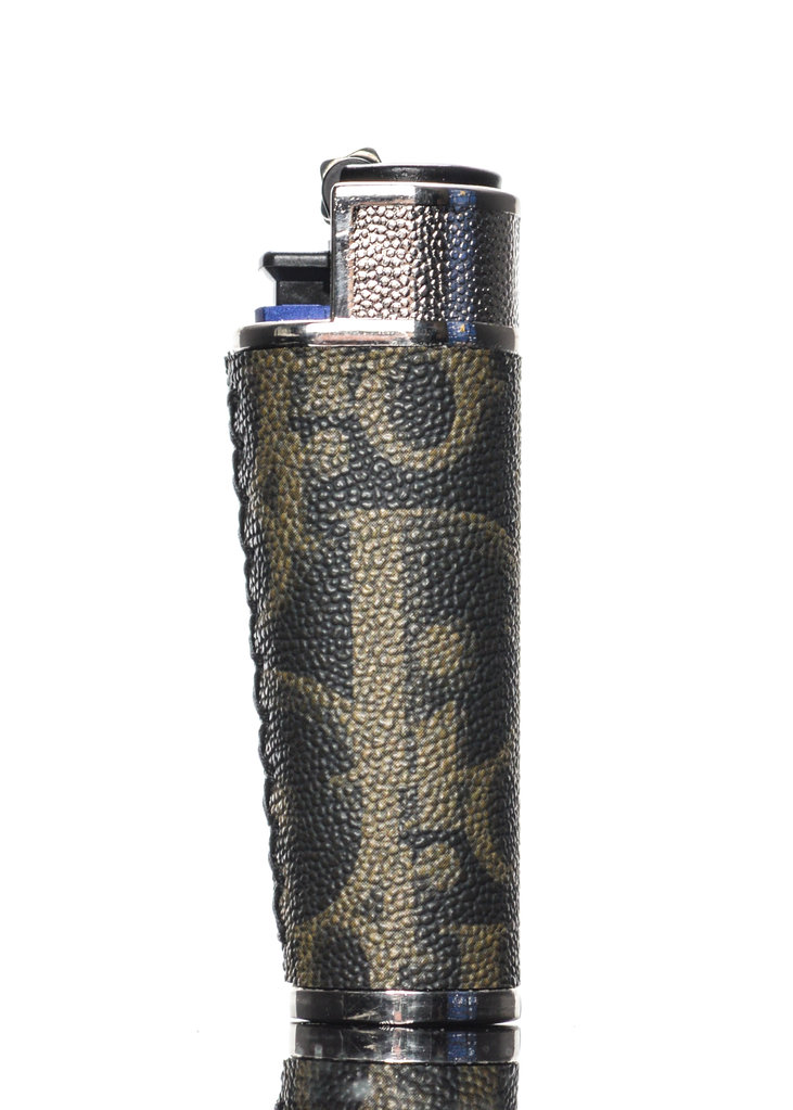 D-GOOD Clipper Lighter Case Dior Black with Gold