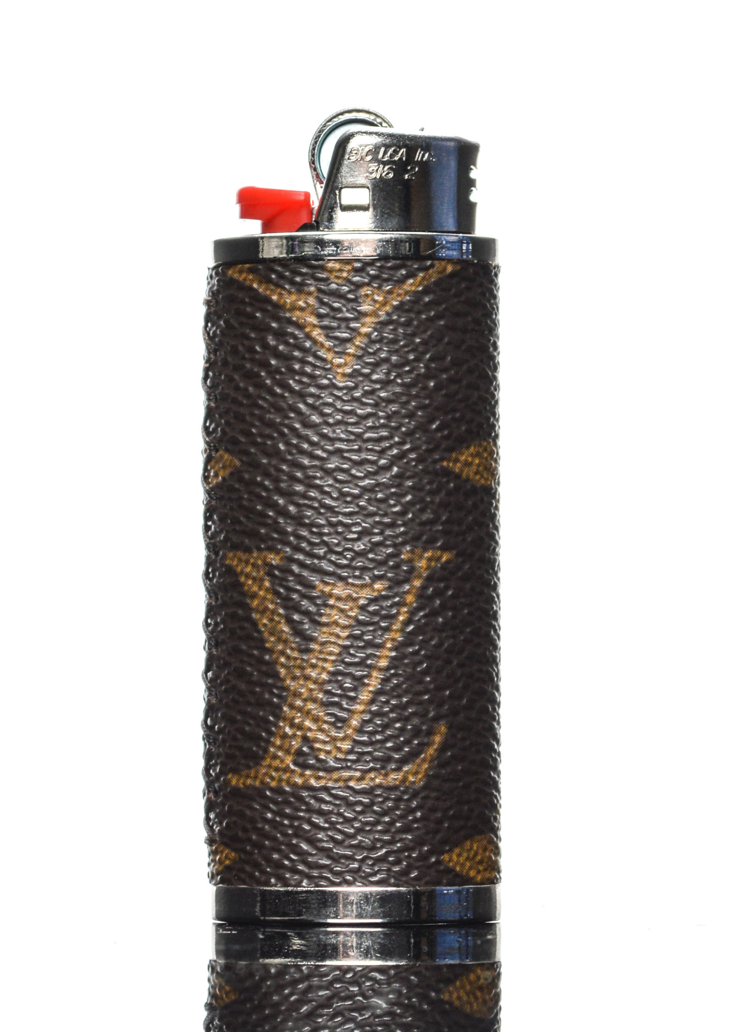 Bic Lighter Case Louis Vuitton Brown