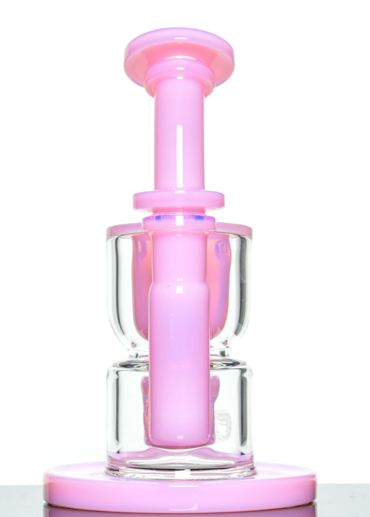 Fat Boy Glass Hourglass Torus 60mm - Pink