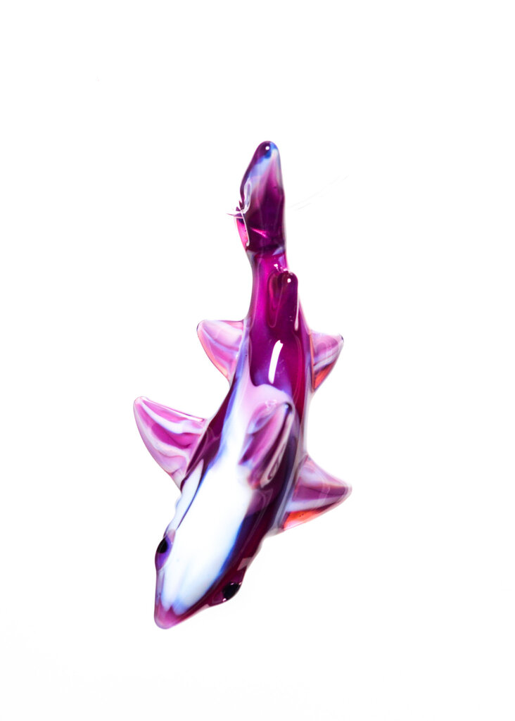 Liz Wright Royal Jelly & White Rhino Shark Pendant