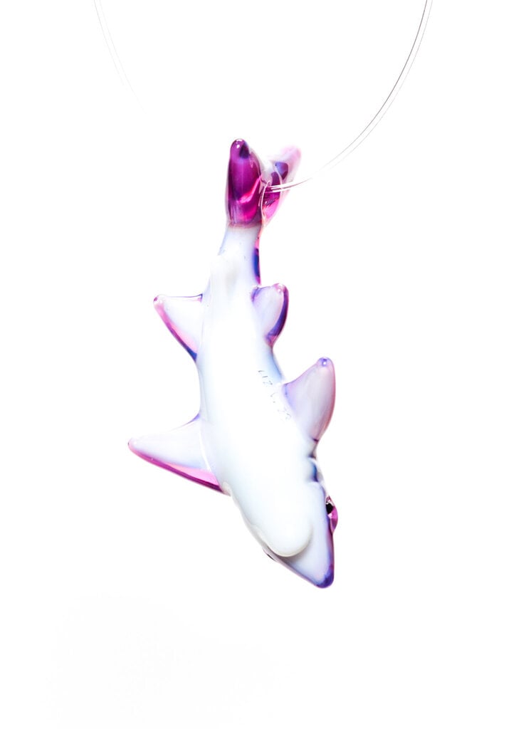 Liz Wright Royal Jelly & White Rhino Shark Pendant