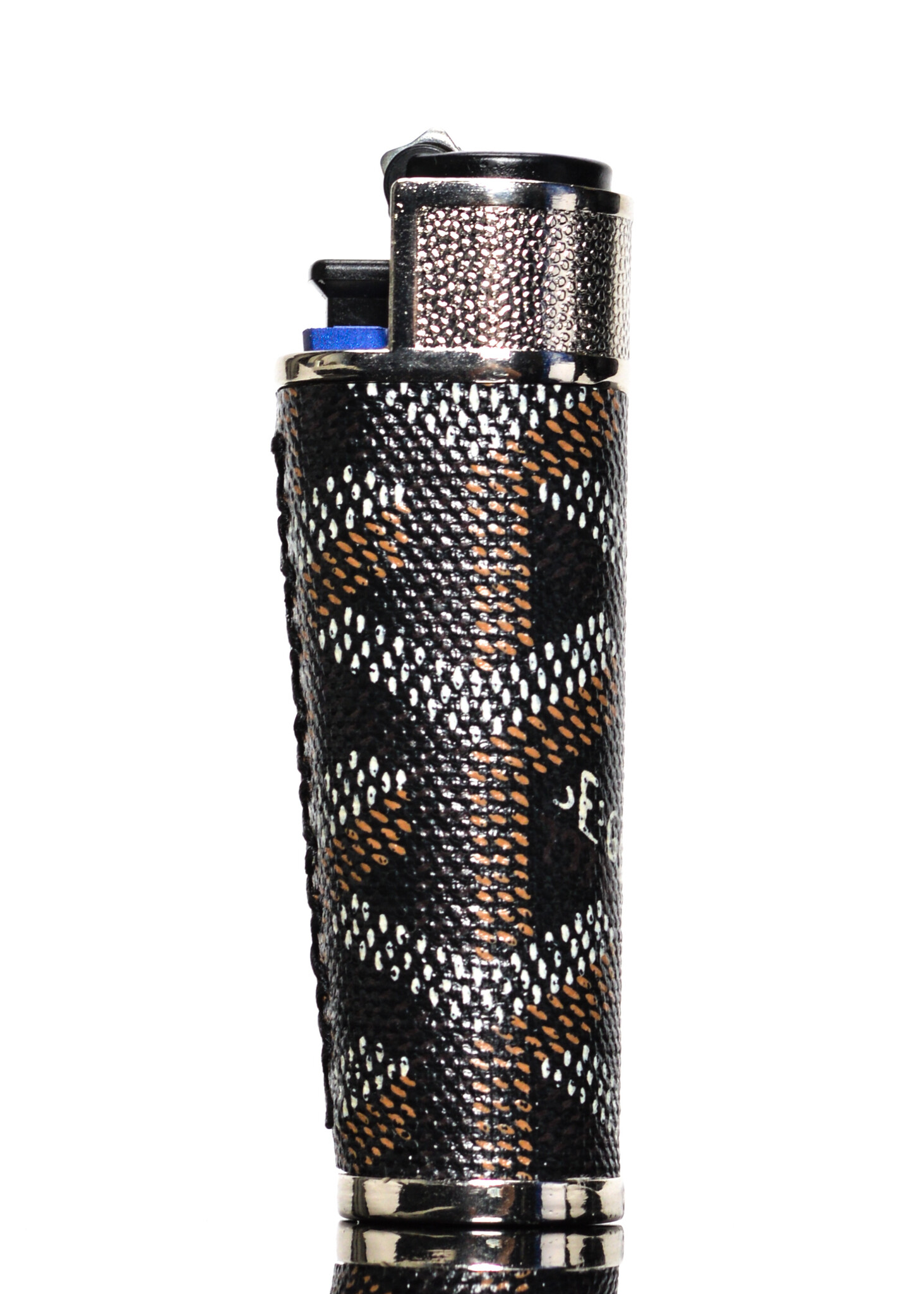 Goyard Clipper Lighter Case Black Glass Stache DC