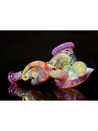 Gasp Telamagenta & Aquarius Heady Dry Pipe by GASP
