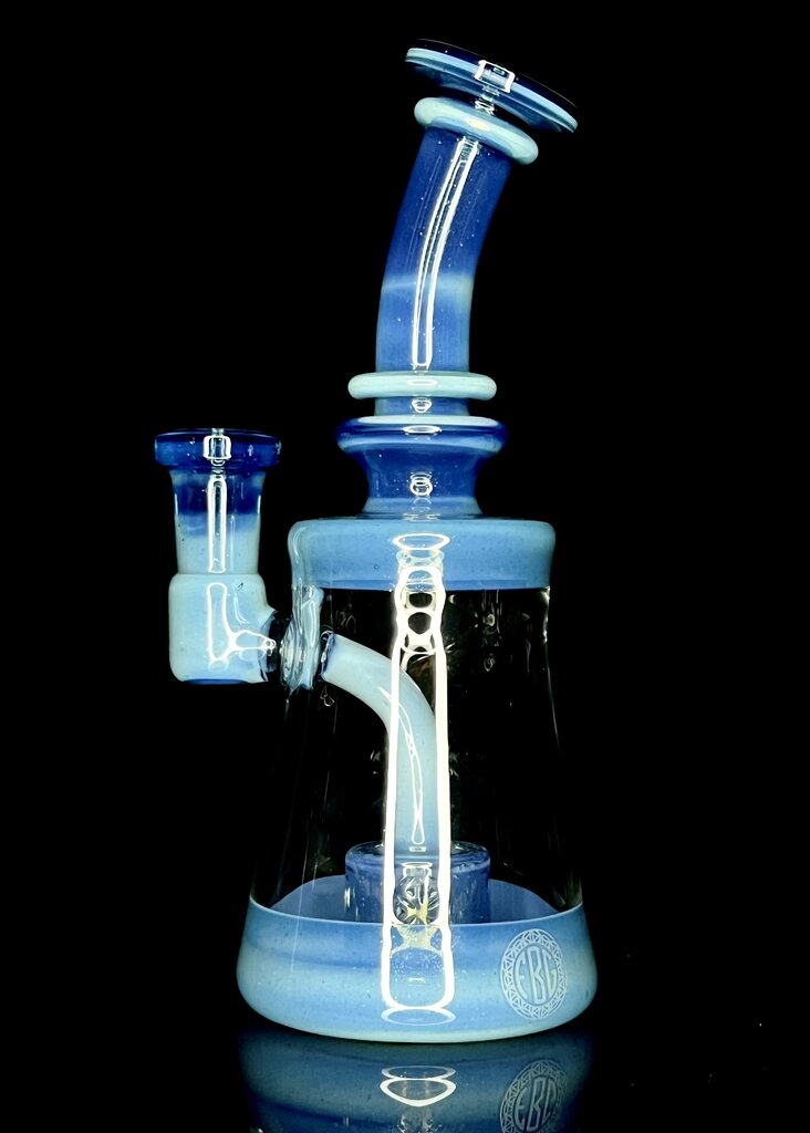 Fat Boy Glass Fat Boy Short Seed of Life Jammer Blue Stardust over Ghost