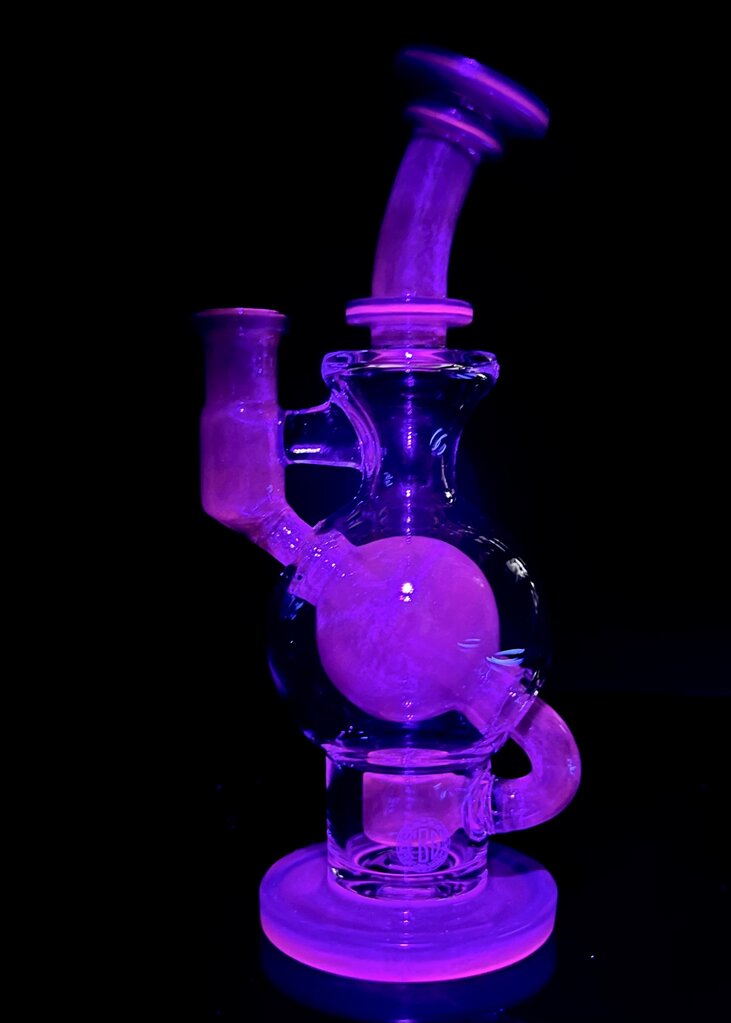 Fat Boy Glass Fatboy Glass Color Ball Rig Wildberry over Satin