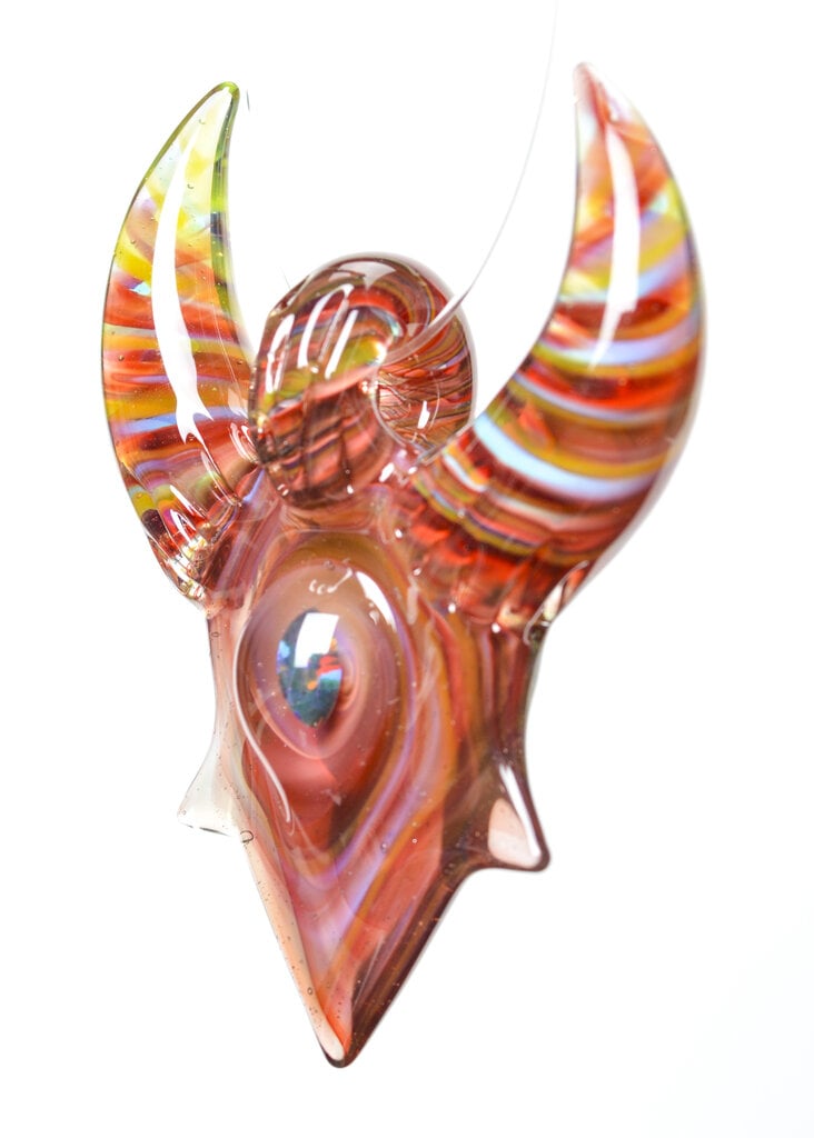 Hemlock Spiritguide Red w/ Spiral horns
