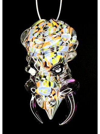 Shuhbuh Confetti Milli w/ Gold Amethyst Tusks