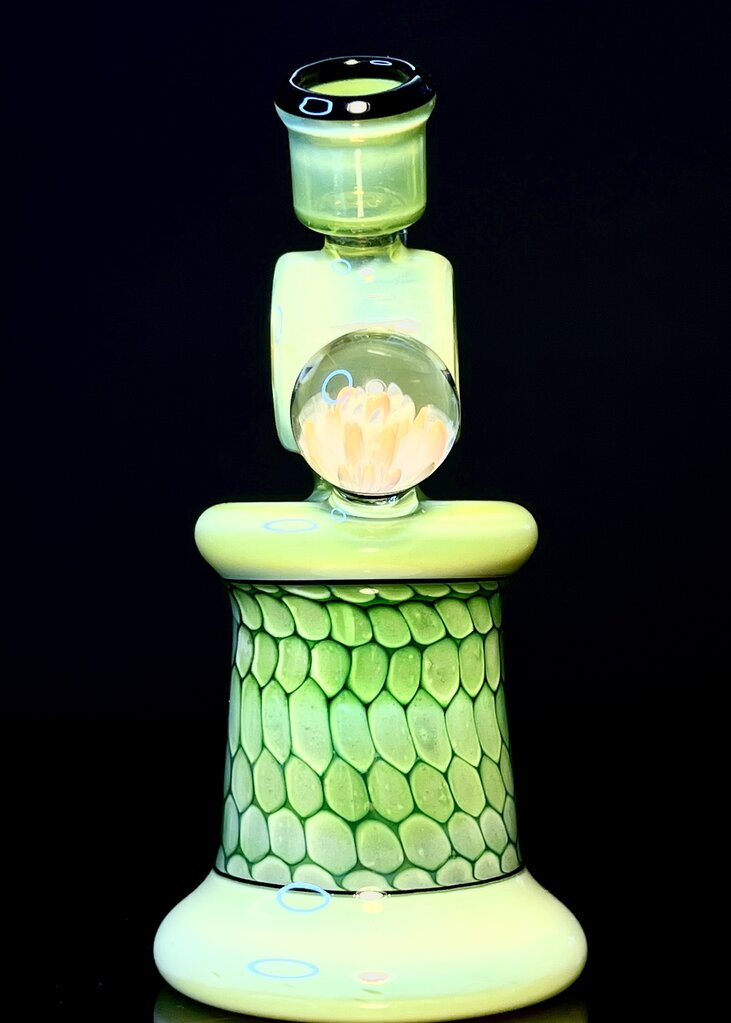 Shuhbuh Exp Green Opal Canteen Rig w/ Exp Green Honeycomb (UV)