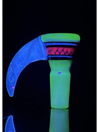 Shuhbuh Pomegranate Honeycomb w/ Glowberry (UV) 14mm