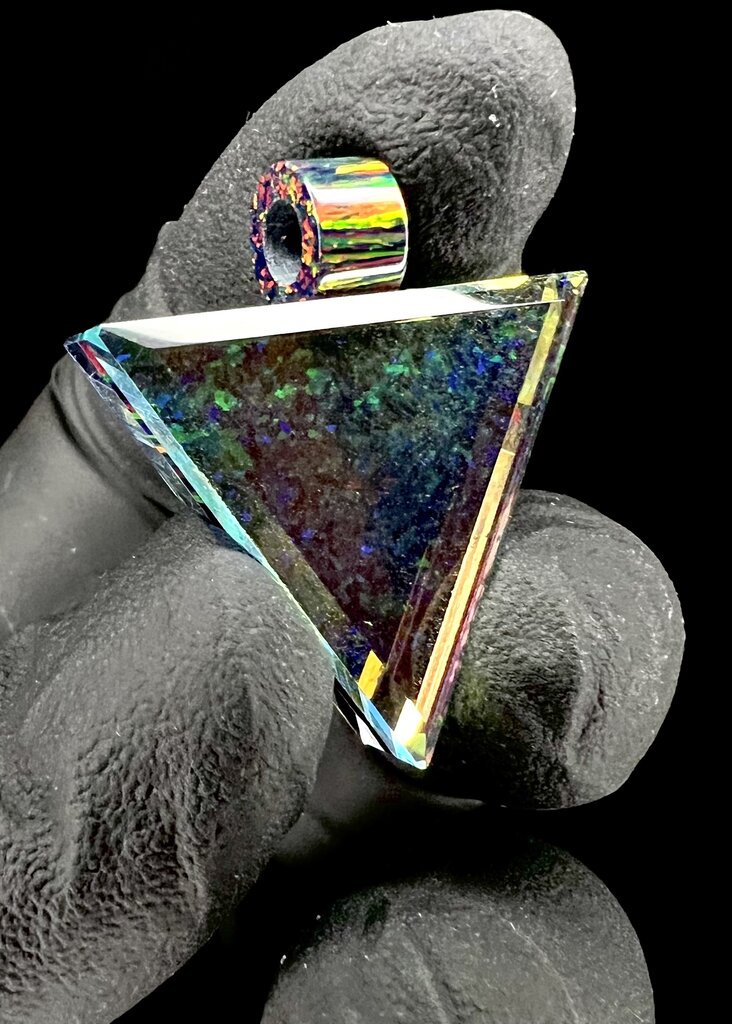 Kravin Triangle Opal Pendant 3