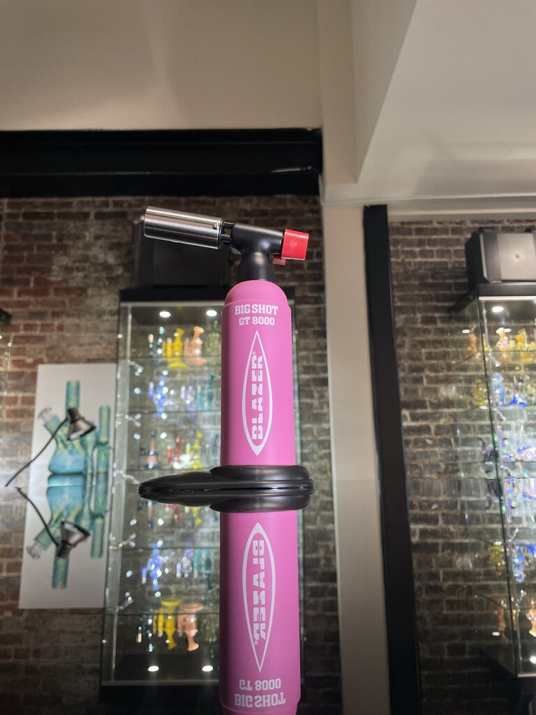 Blazer Big Shot Torch GT 8000 - Pink w/ Glow in the Dark Logo