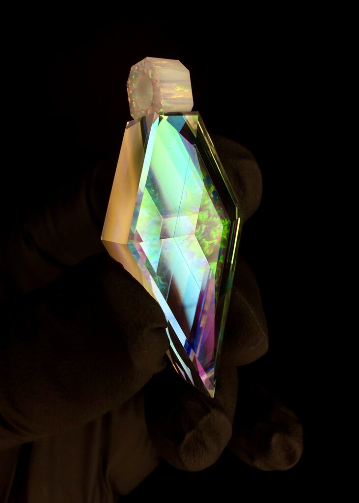 Kravin Faceted Opal Diamond - 2