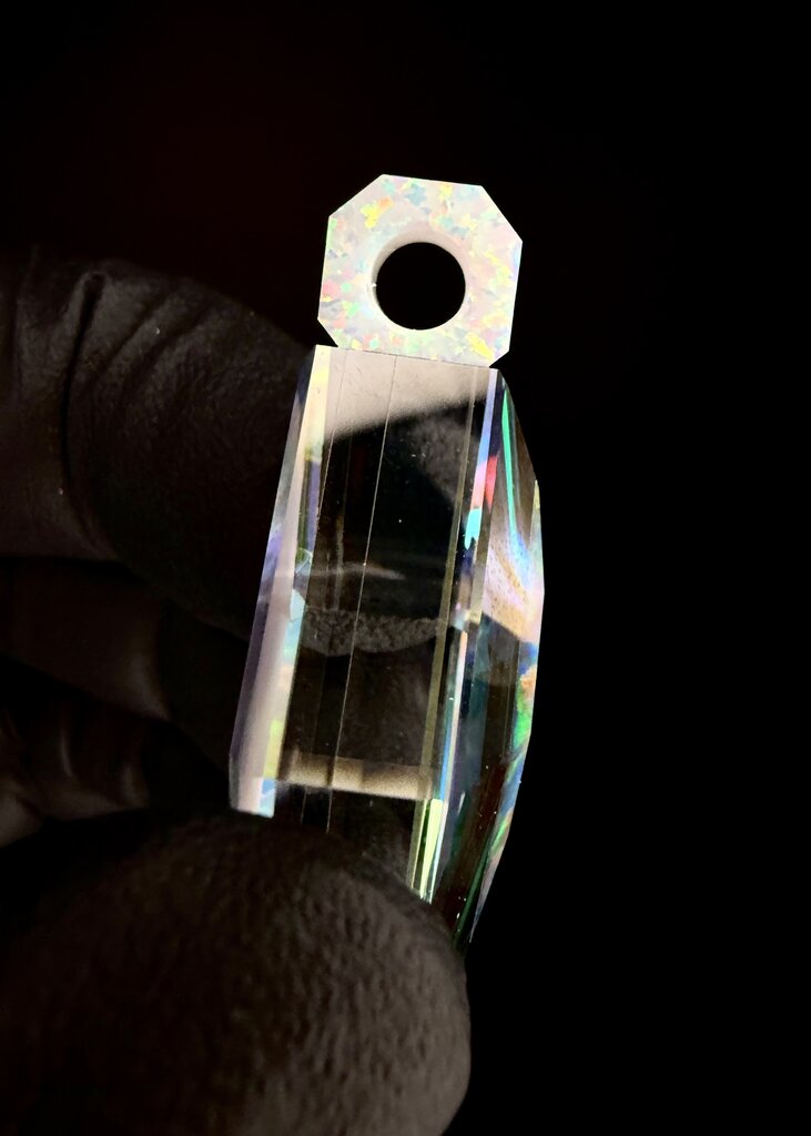 Kravin Faceted Opal Diamond - 2