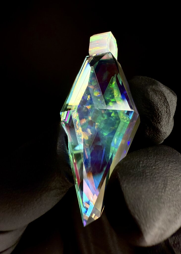 Kravin Faceted Opal Diamond - 2