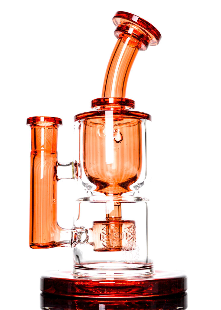 Fat Boy Glass Full Color Torus V1 - Pomegranate