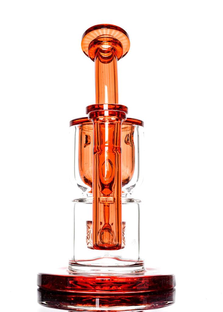 Fat Boy Glass Full Color Torus V1 - Pomegranate
