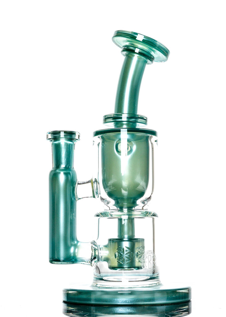 Fat Boy Glass Mini Color Torus V1 10mm -  Chromium