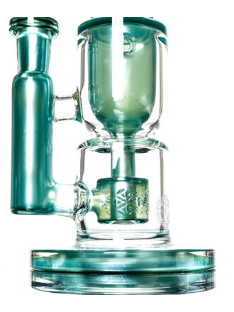 Fat Boy Glass Mini Color Torus V1 10mm -  Chromium