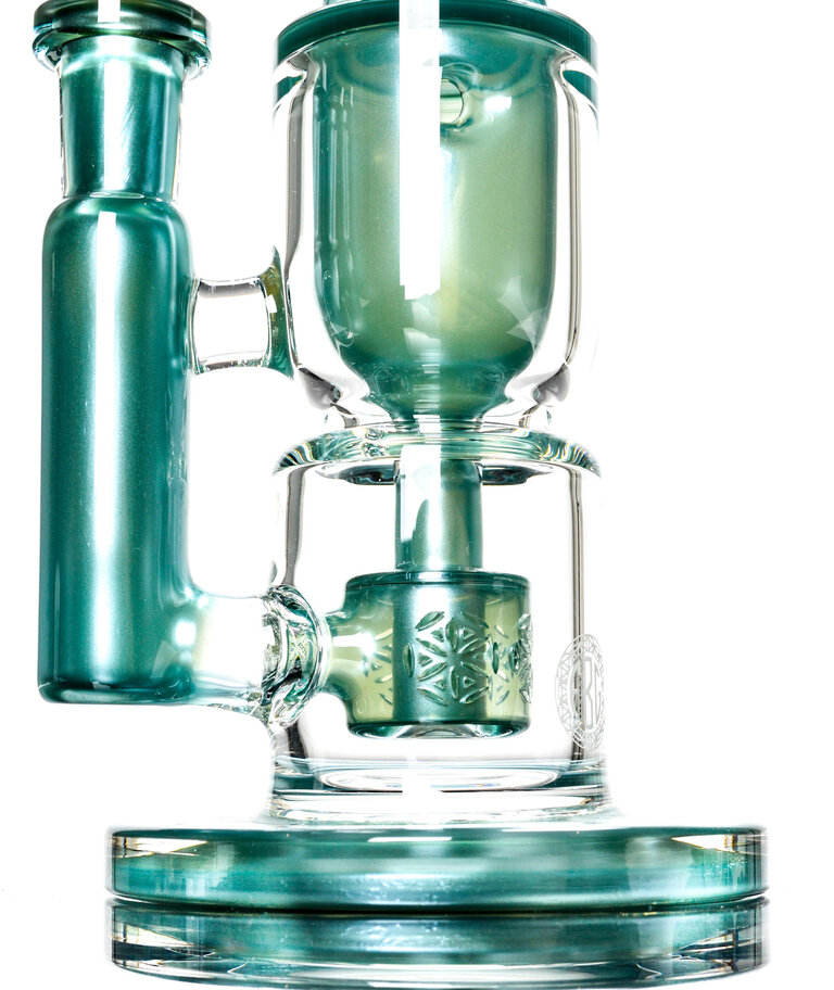 Fat Boy Glass Mini Color Torus V1 10mm -  Chromium