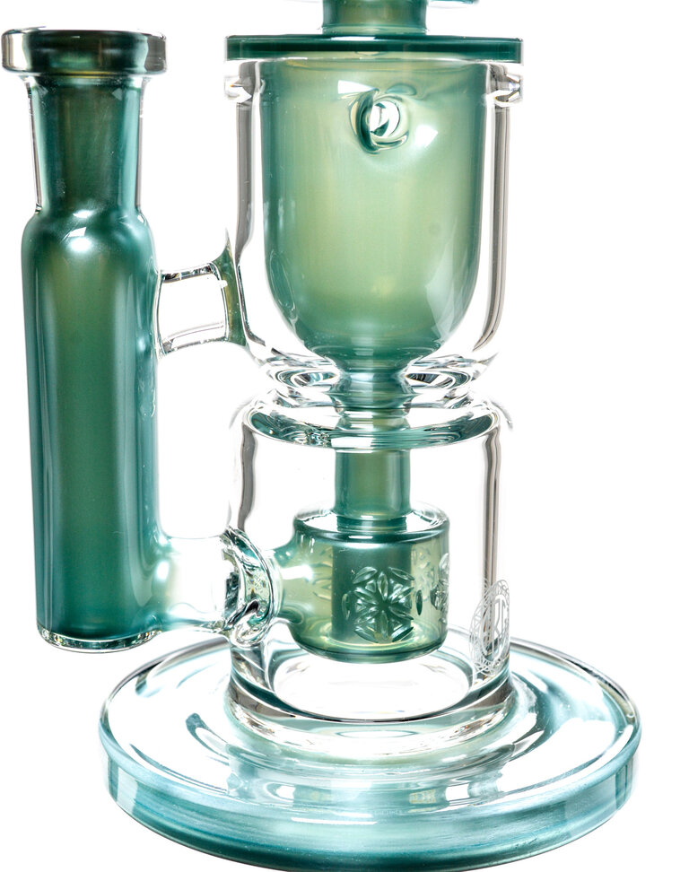 Fat Boy Glass Mini Color Torus V1 10mm -  Chromium
