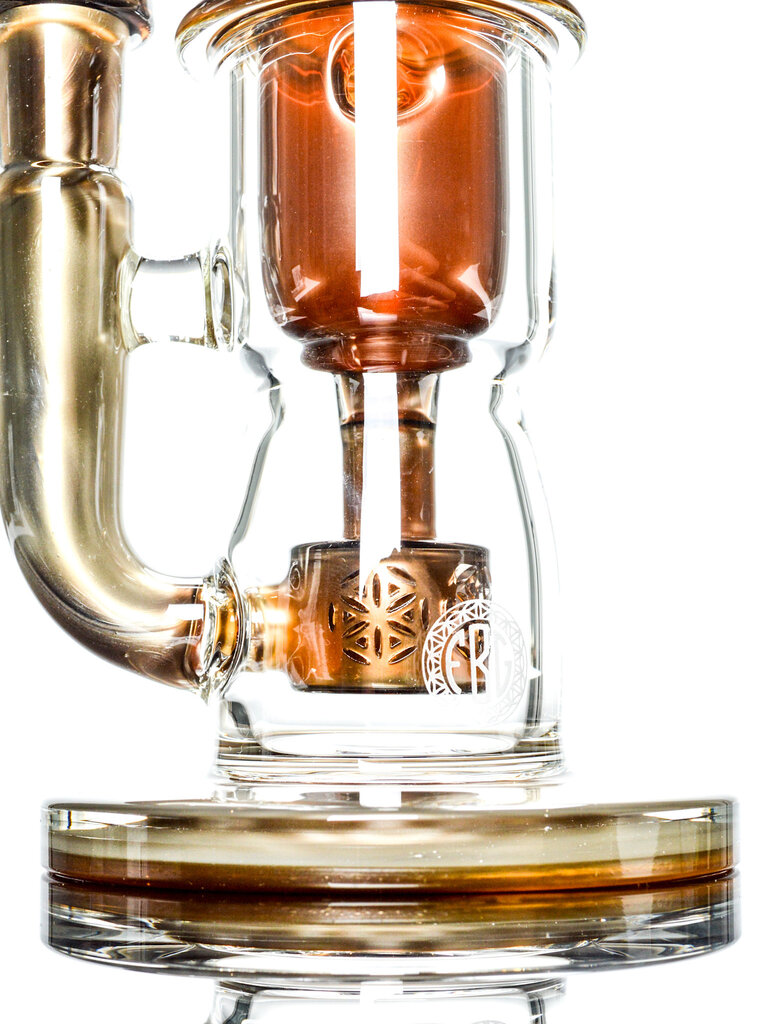 Fat Boy Glass Mini Color Torus V2 10mm -  Electrum