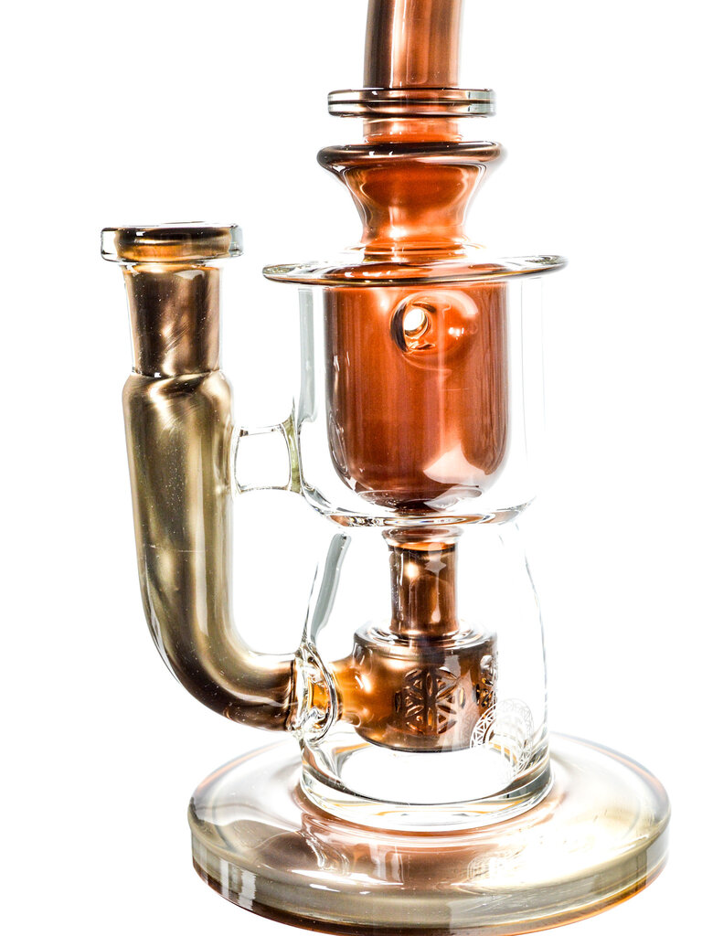 Fat Boy Glass Mini Color Torus V2 10mm -  Electrum